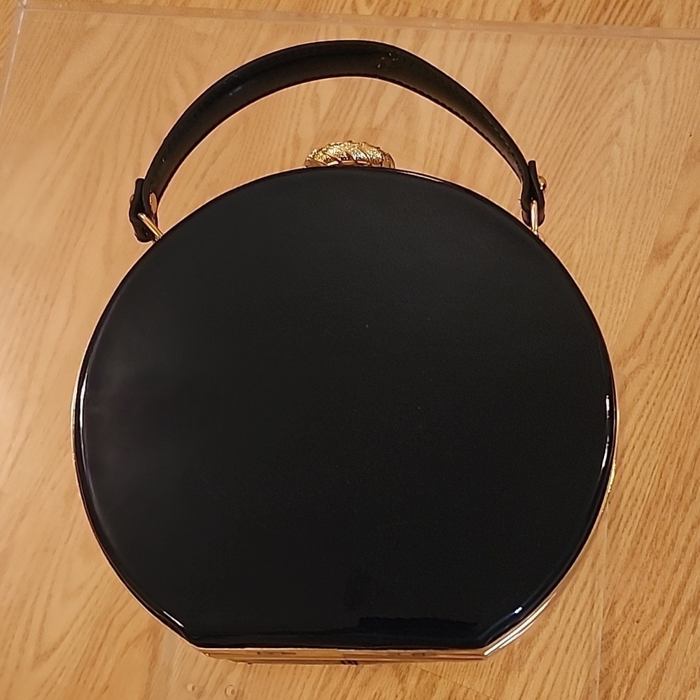 Prom Elegant Midnight Blue and Gold Women's Evening Bag EUC - Picture 14 of 17